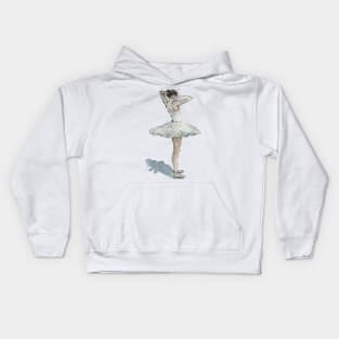 Ballerina in Swan lake Kids Hoodie